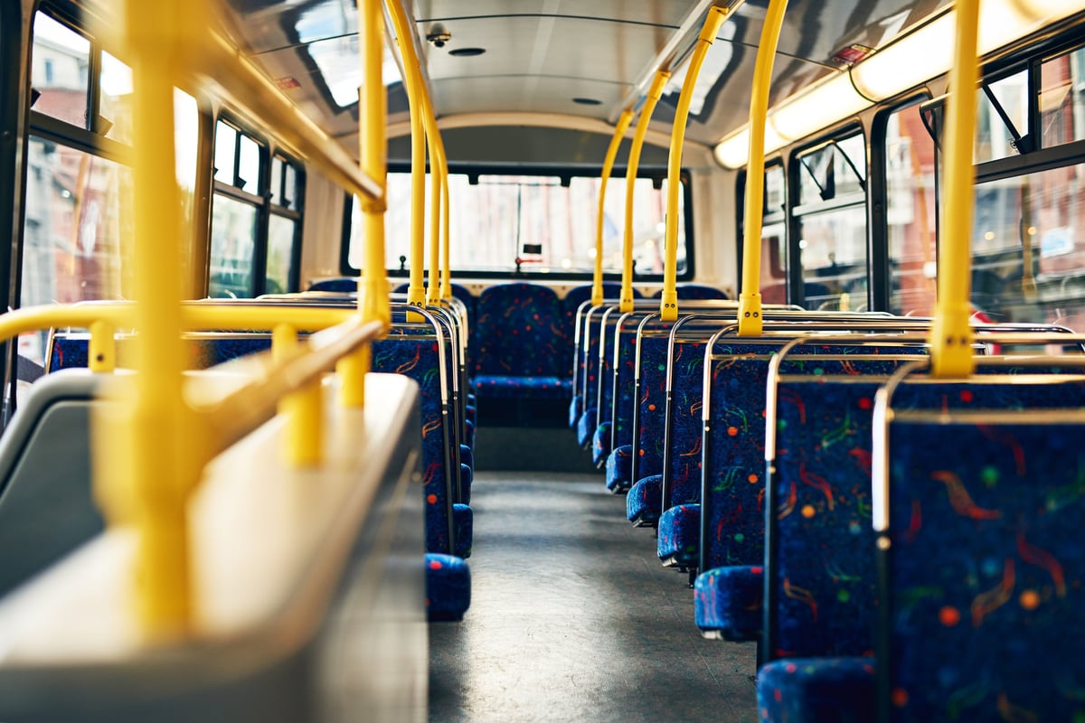 Comfortable premium seats onboard a Dreamline coach